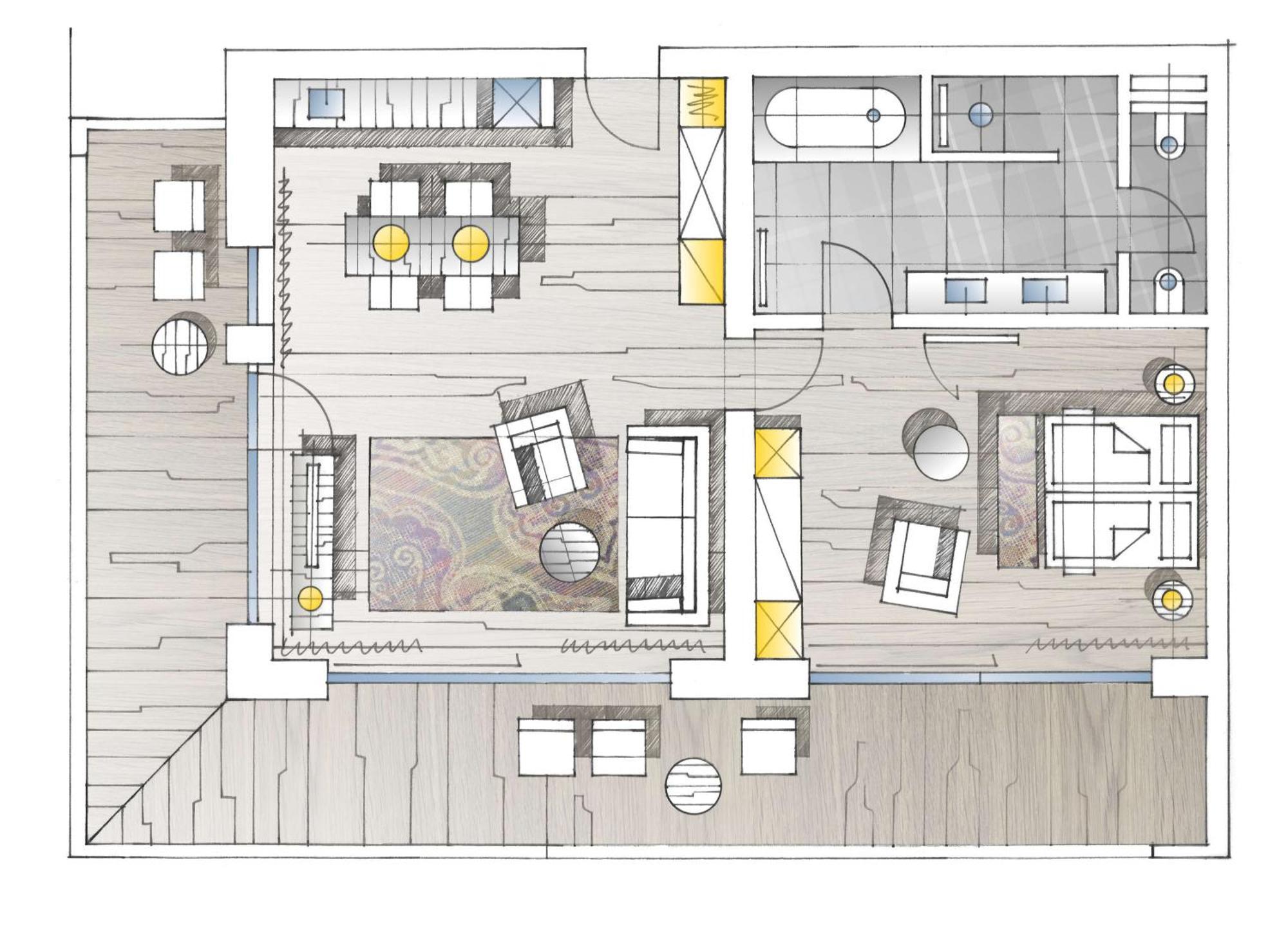 Dolomitengolf Suites Lavant Værelse billede
